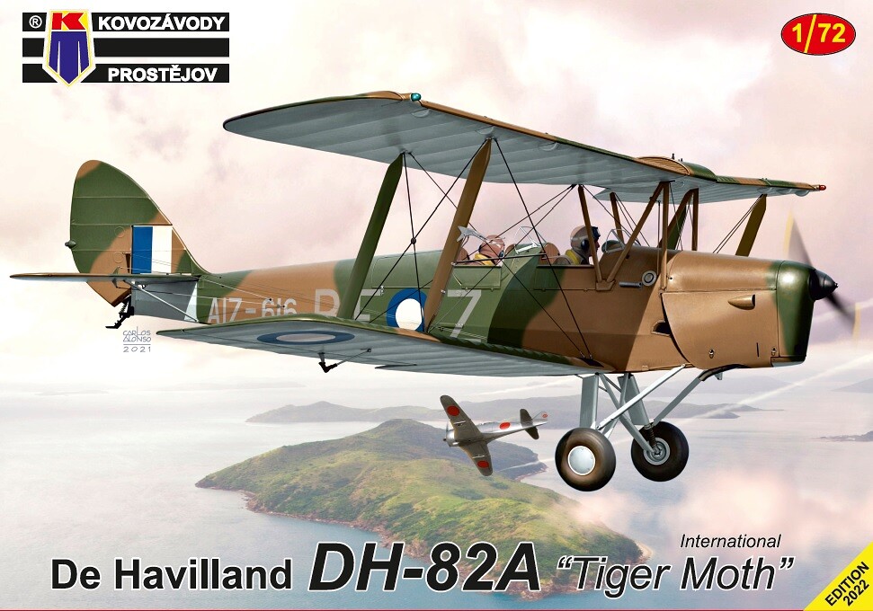 1:72 Kovozávody KPM364 DH-82A "Tiger Moth" International - 141/KPM364 - expresní doprava