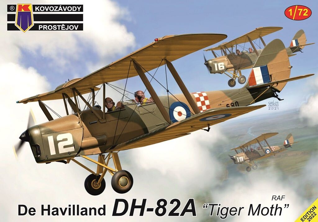 1:72 Kovozávody KPM363 DH-82A "Tiger Moth" RAF - 141/KPM363 - expresní doprava