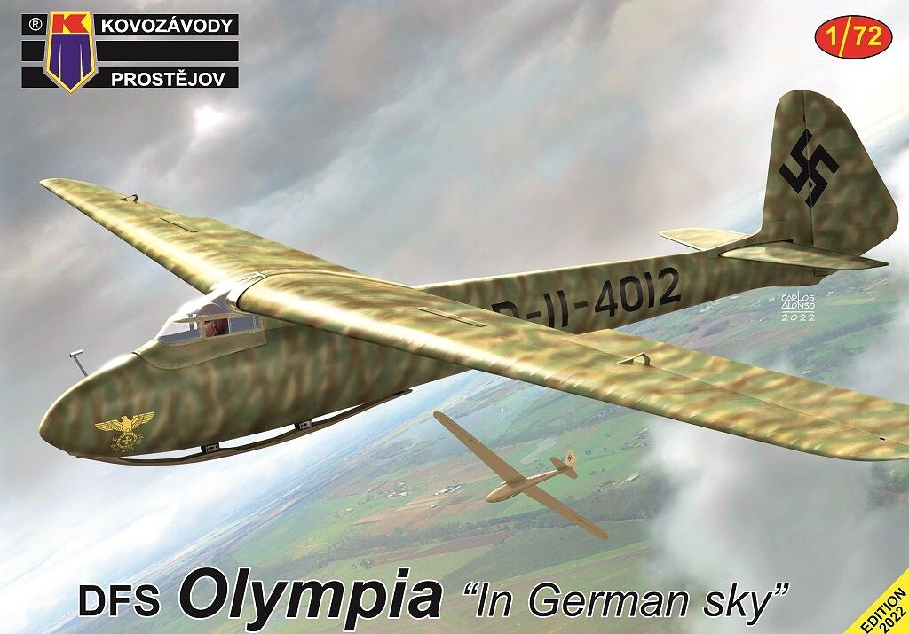 1:72 Kovozávody KPM354 DFS Olympia "In German sky" - 141/KPM354 - expresní doprava