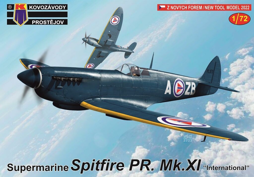 1:72 Kovozávody KPM293 Spitfire PR.Mk.XI "International" - 141/KPM293 - expresní doprava