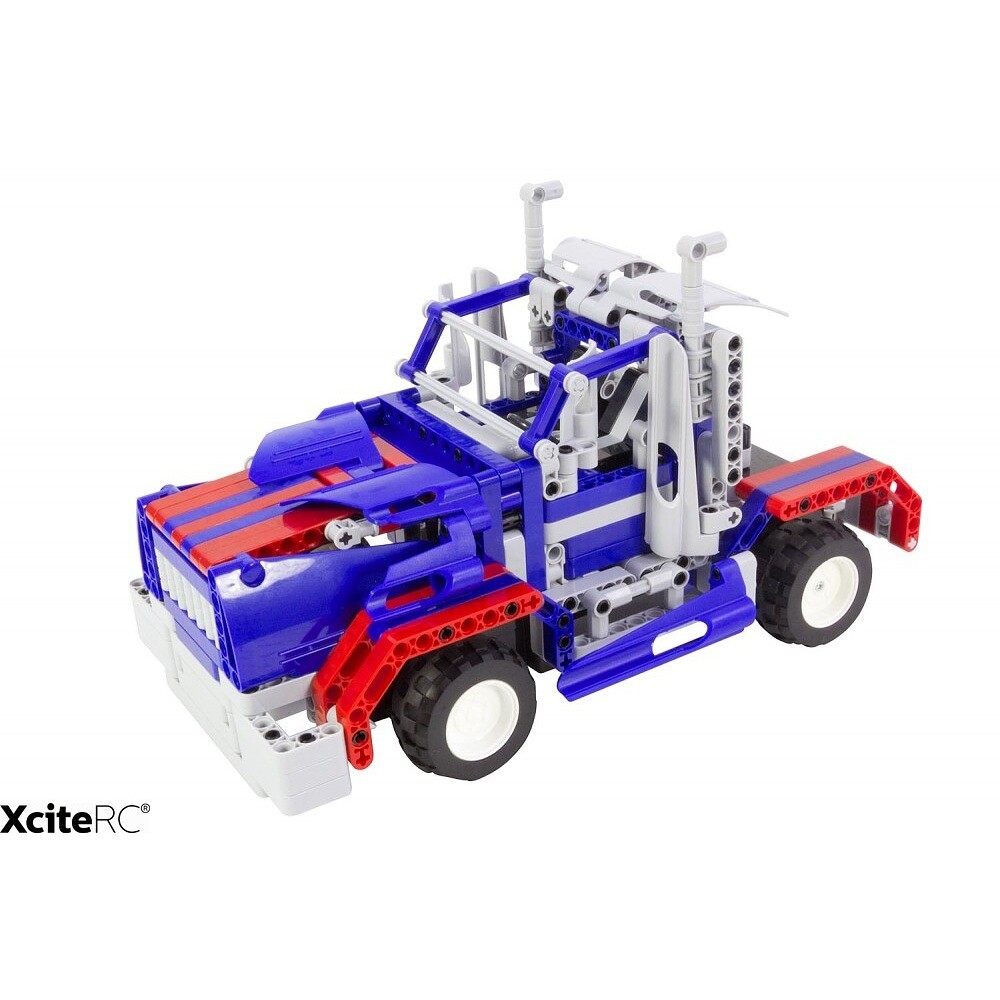 XciteRC Modellbau GmbH & Co. KG Teknotoys RC kamion a sporťák Mechanical Master 2v1 fialová - 85000014 - expresní doprava