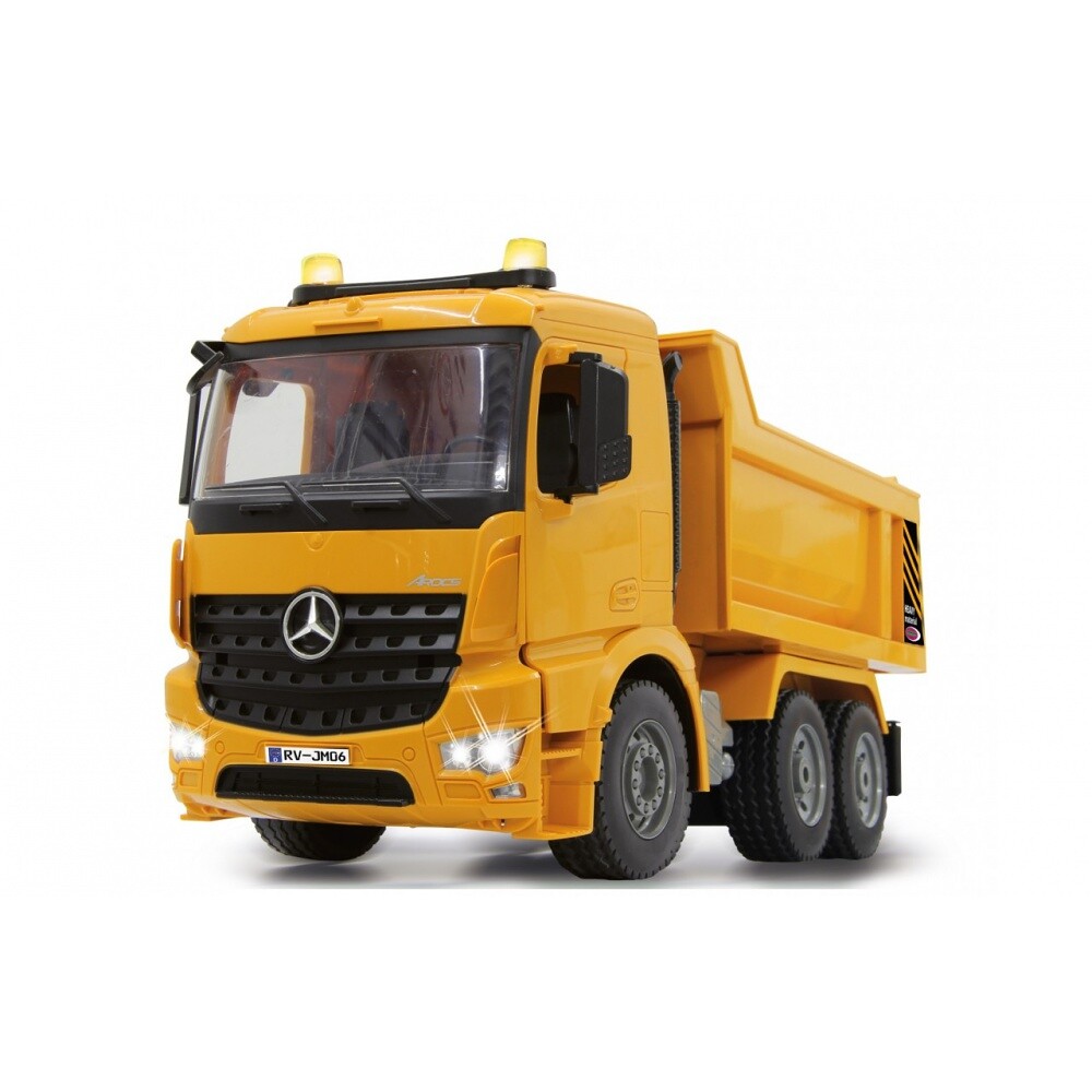 DOUBLE E RC sklápěč Mercedes-Benz Arocs Dump Truck s funkční korbou 1:20 - E525003 - expresní doprava