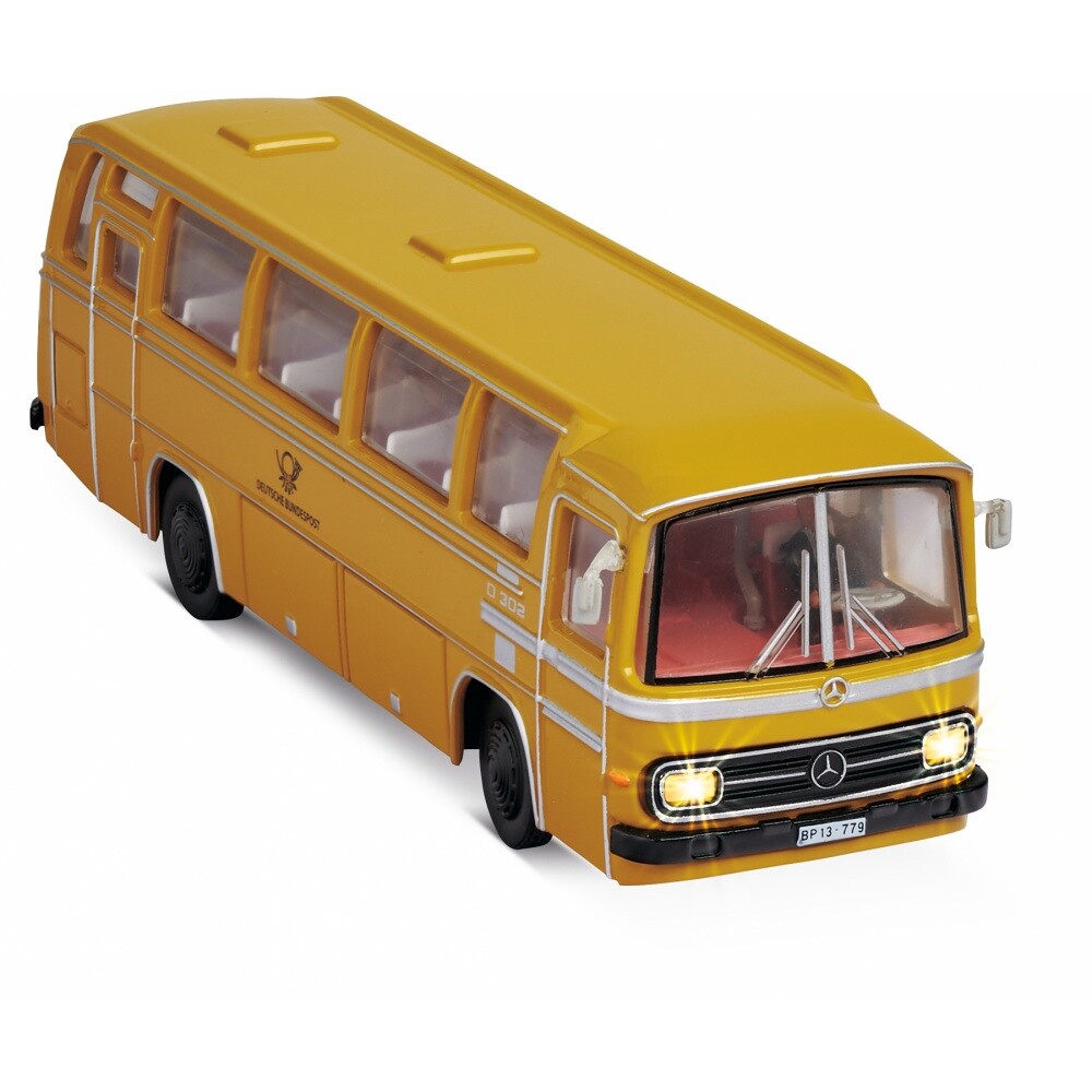 TAMIYA-CARSON Modellbau GmbH & Co. KG Carson RC auto Mercedes-Benz O 302 Bus Deutsche Post 1:87 žlutá - 500504142 - expresní doprava