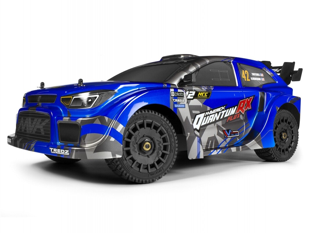 Maverick QuantumRX Flux 4S 1/8 4WD Rally Car - Modrý - HPIMV150360 - expresní doprava