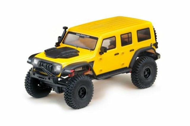 Absima Mini Crawler Wrangler 1:18 RTR - žltý 18024