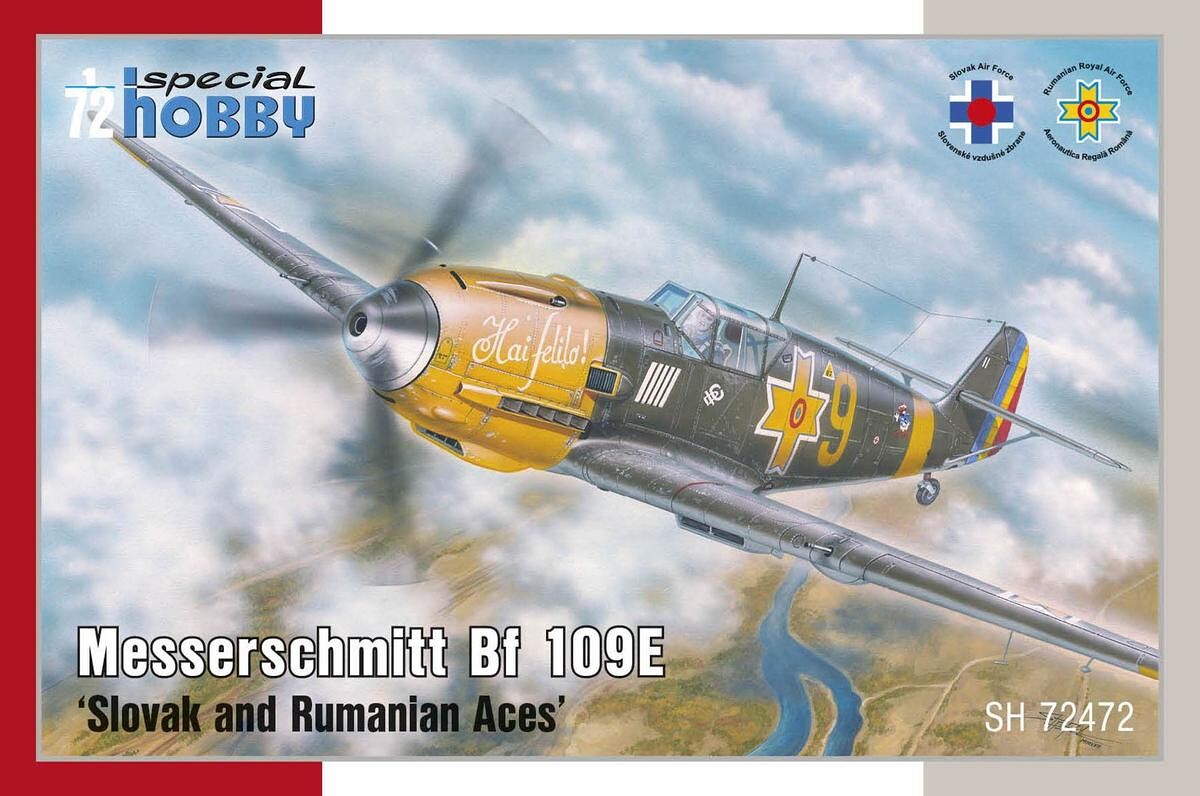 1:72 Special Hobby SH72472 Messerschmitt Bf 109E "Slovak and Rumuni - 100/SH72472 - expresní doprava