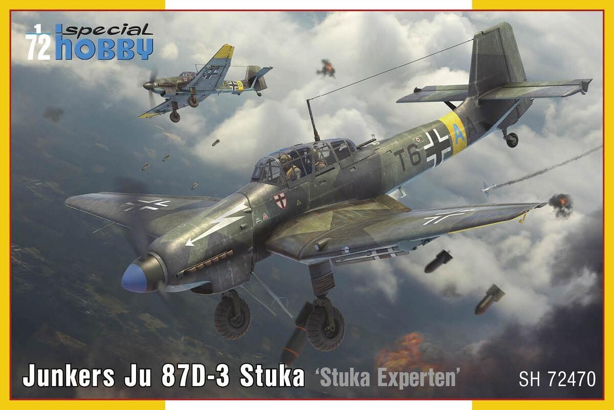 1:72 Special Hobby SH72470 Junkers Ju-87D-3 Stuka"Stuka Experten" - 100/SH72470 - expresní doprava