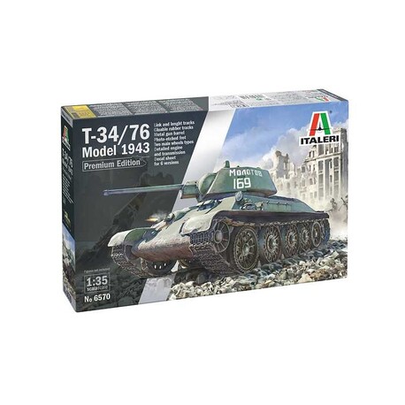 Model tank Kit 6570 - T-34/76 Mod. 43 (1:35)