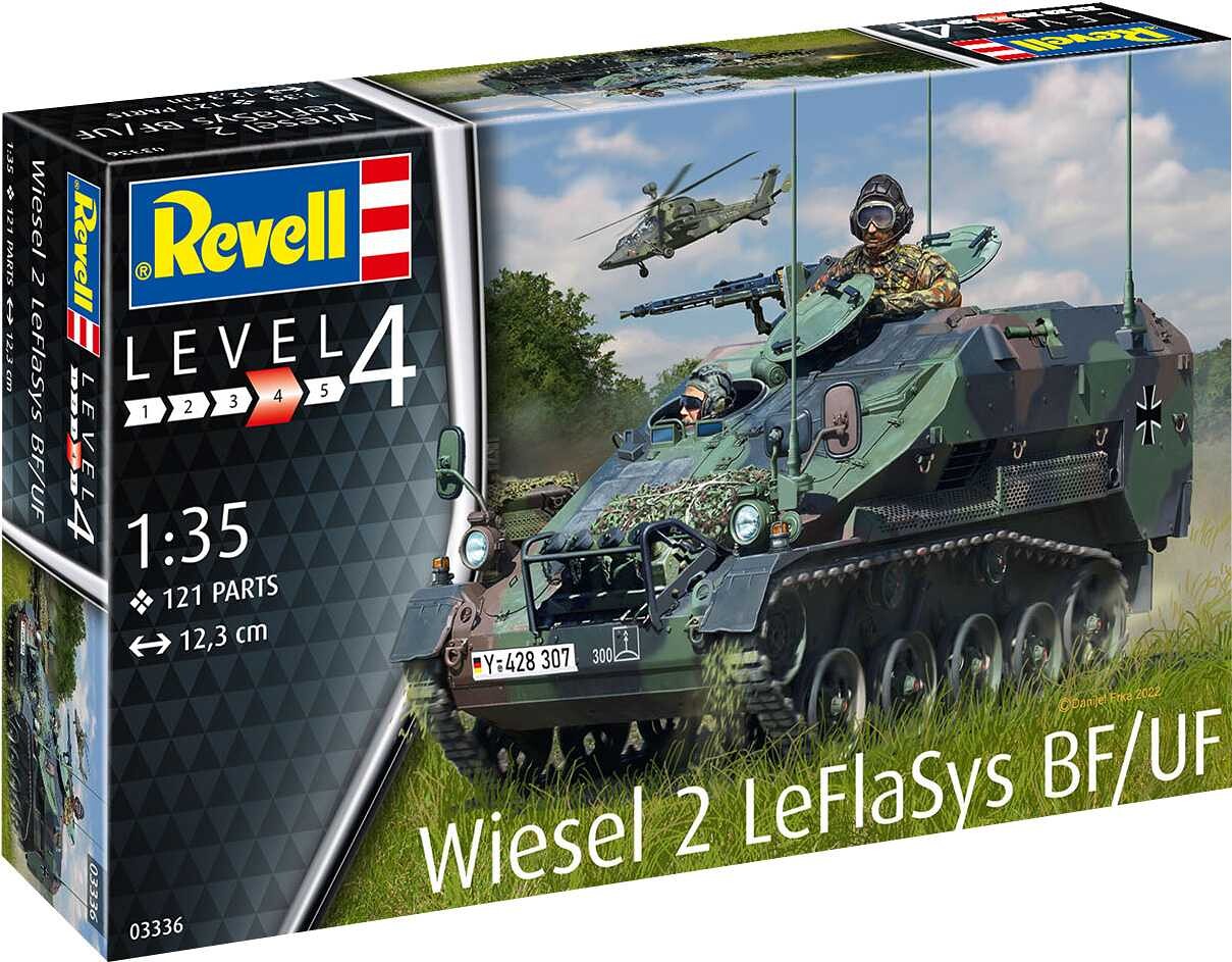 Revell Plastic ModelKit military 03336 - Wiesel 2 LeFlaSys BF/UF (1:35) - 18-03336 - expresní doprava