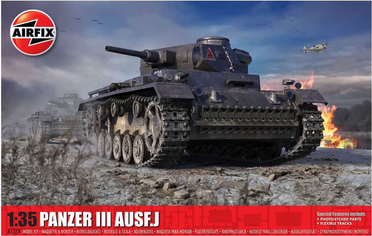 Airfix Classic Kit tank A1378 - Panzer III AUSF J (1:35) - 30-A1378 - expresní doprava