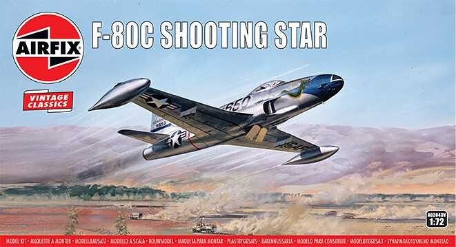 Airfix Classic Kit VINTAGE letadlo A02043V - Lockheed F-80C Shooting Star (1:72) - 30-A02043V - expresní doprava