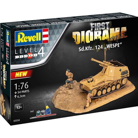 Gift-Set dioráma 03334 - Sd.Kfz. 124 Wespe (1:76)