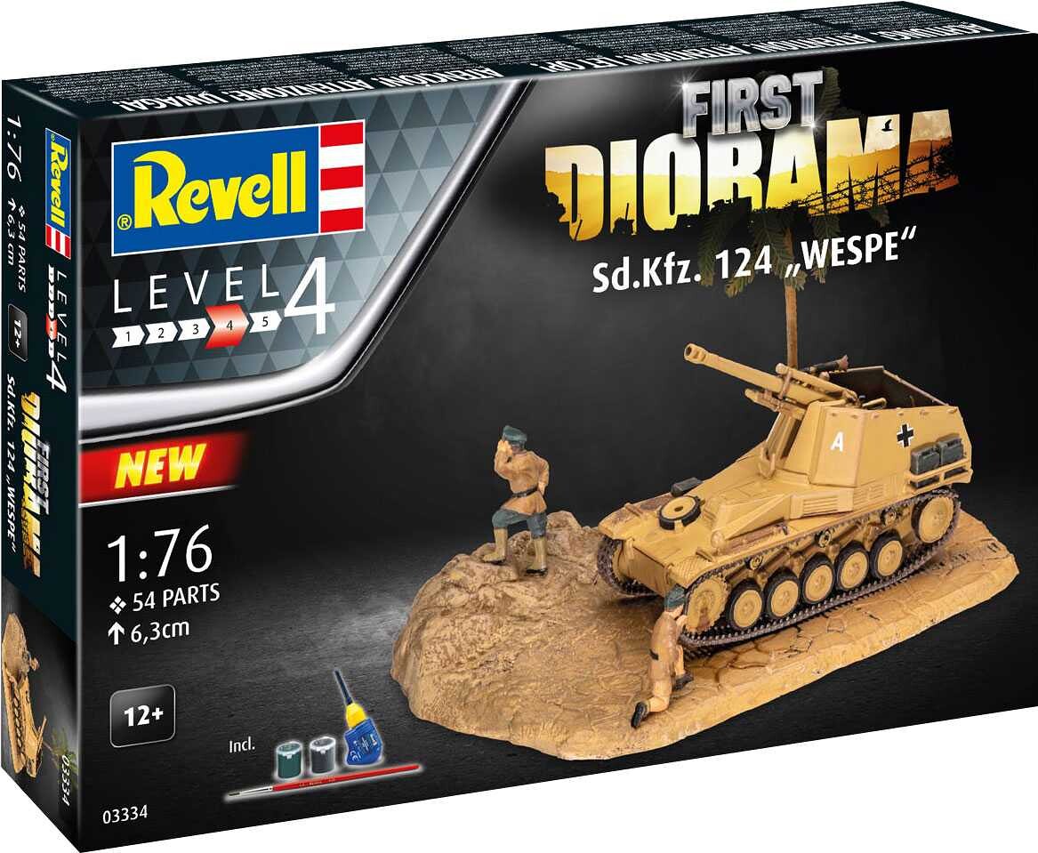 Revell Gift-Set diorama 03334 - Sd.Kfz. 124 Wespe (1:76) - 18-03334 - expresní doprava