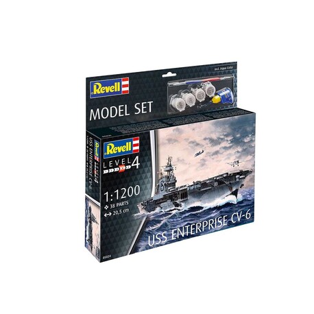 ModelSet Schiff 65824 - USS Enterprise (1:1200)