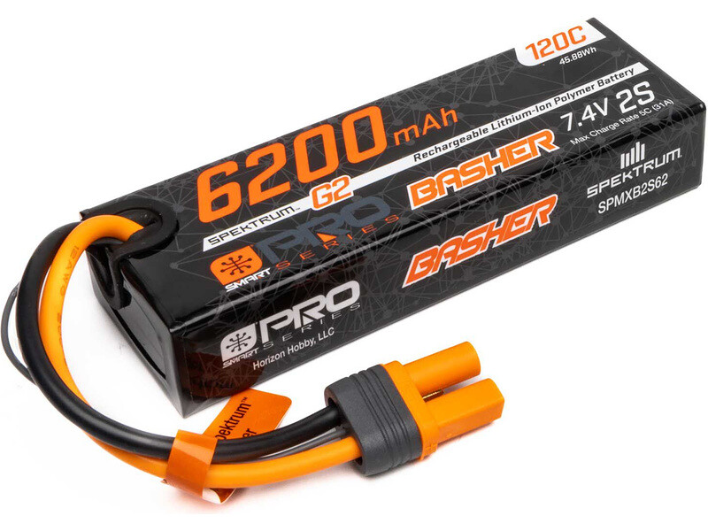 Spektrum Smart G2 Pre LiPo 7.4V 6200mAh 120C IC5 [SPMXB2S62]