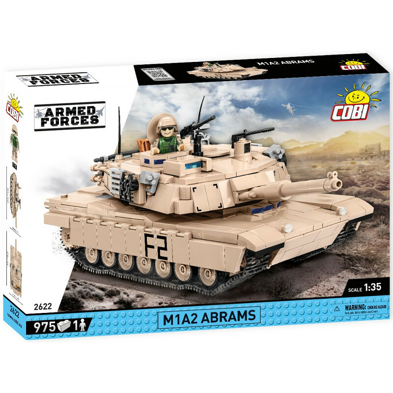 COBI Armed Forces Abrams M1A2, 1:35, 975 k, 1 f - COBI-2622 - expresní doprava