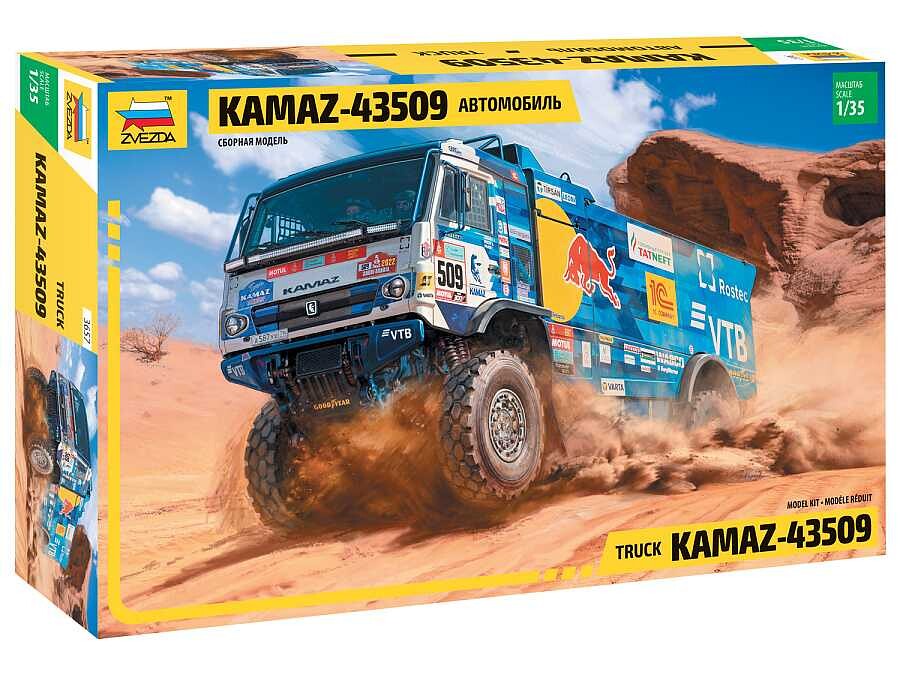 Zvezda Model Kit auto 3657 - Kamaz rallye truck (1:35) - 32-3657 - expresní doprava