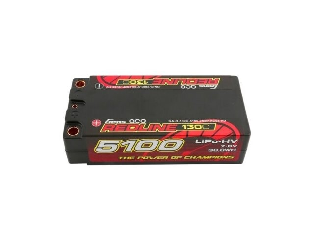 Gens Ace Akumulátor 5100mAh 7.6V 130C "Redline Series" - GEA51002S13D5 - expresní doprava