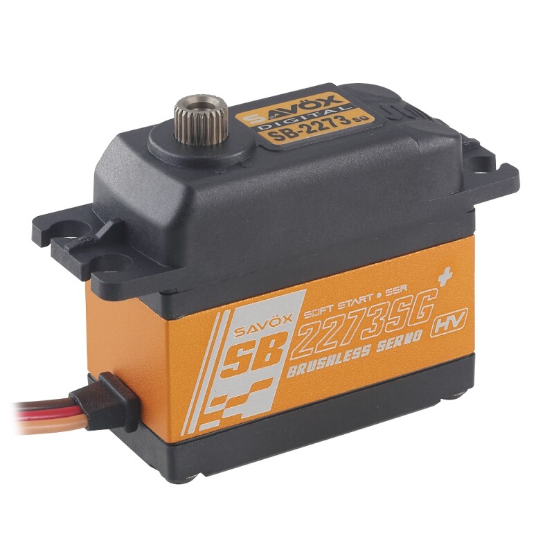 SAVOX SB-2273SG+ BRUSHLESS HiVOLT Digitální servo (35kg-0,085s/60°) - SAVOX-SB2273SG - expresní doprava