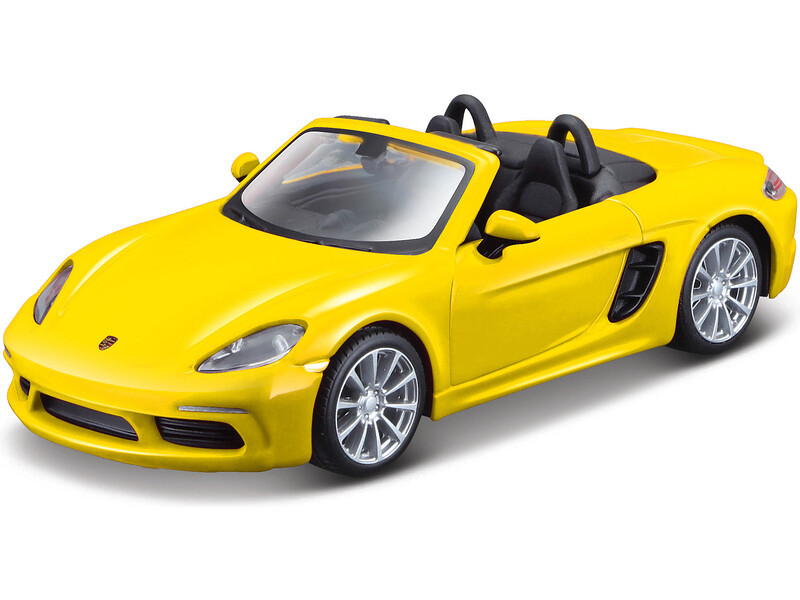 Bburago Porsche 718 Boxster 1:32 žlutá - BB18-43049Y - expresní doprava