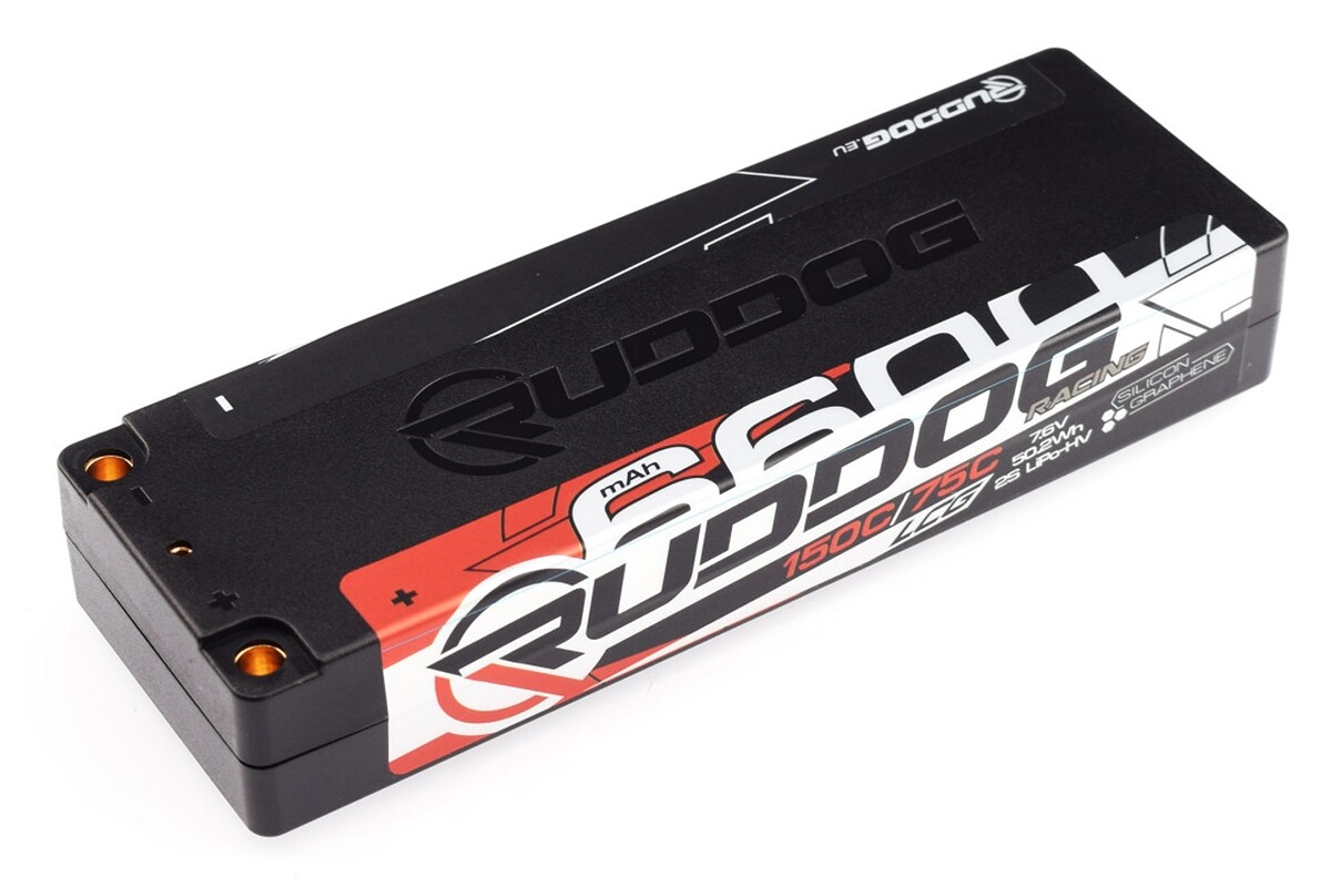 RUDDOG Racing Hi-Volt 6600mAh 150C/75C 7.6V LCG Stick Pack - EFRA - RP-0681 - expresní doprava