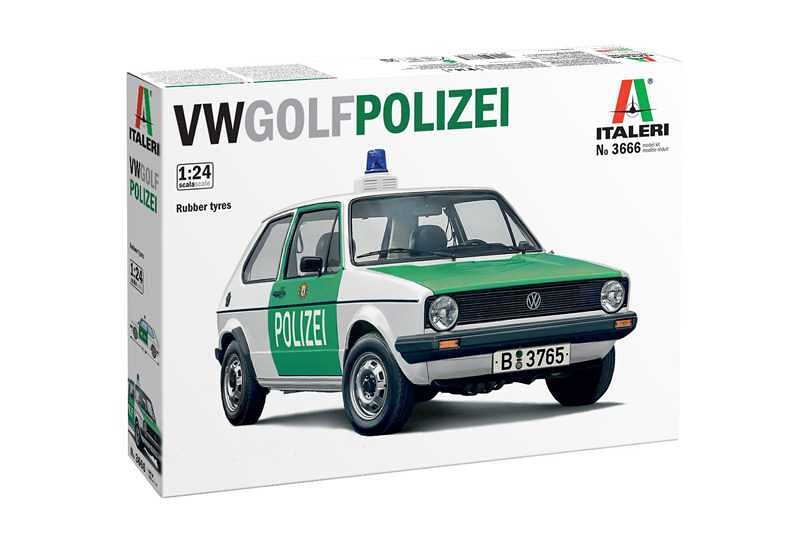 Italeri Model Kit auto 3666 - VW Golf "POLIZEI" (1:24) - 33-3666 - expresní doprava