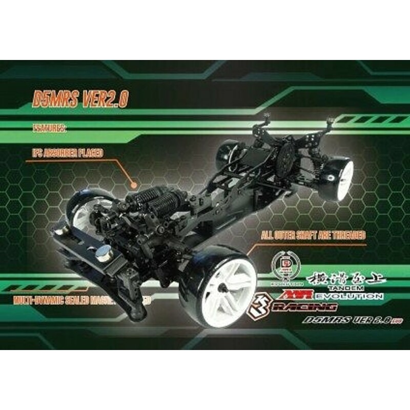 3Racing Sakura D5 MR (Midship) v2.0, 1/10 RWD, Kit - Profimodel.cz