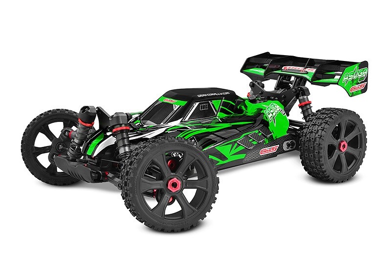 Team Corally ASUGA XLR 6S - BUGGY 4WD - RTR - zelená - C-00288-G - expresní doprava