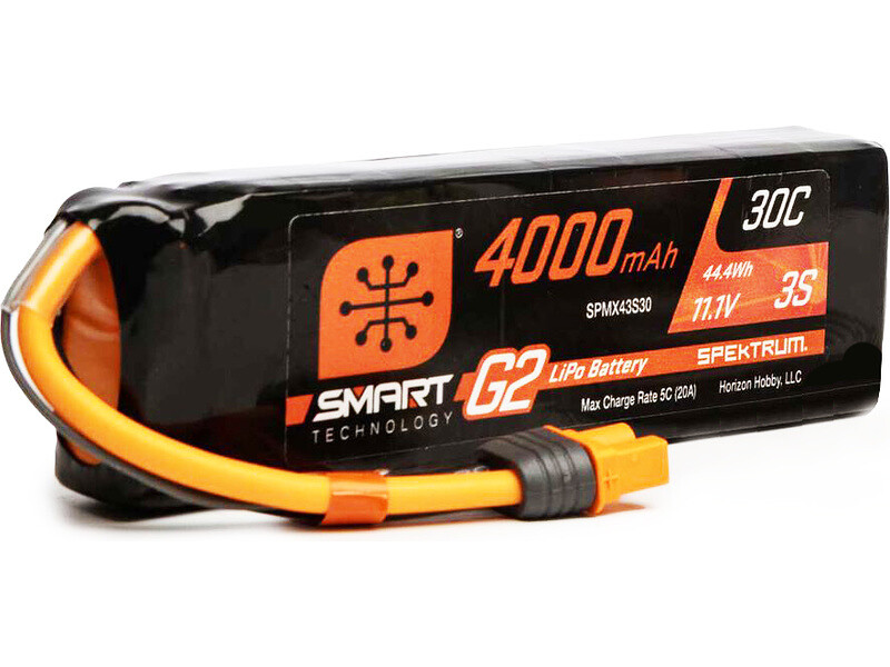 Spektrum Smart G2 LiPo 11.1V 4000mAh 30C IC3 - SPMX43S30 - expresní doprava