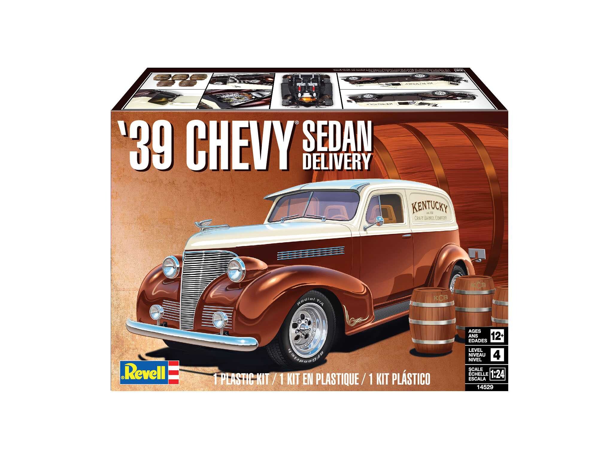 Revell Plastic ModelKit MONOGRAM auto 4529 - 1939 Chevy Sedan Delivery (1:24) - 85-4529 - expresní doprava