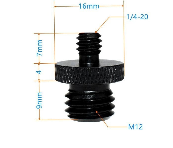 STABLECAM 1/4inch to M12 šroub - 1DJ7097 - expresní doprava