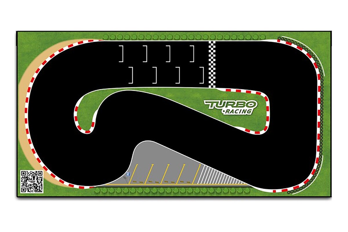 Turbo Racing zavodní koberec/dráha (500x950mm) - TB-760101 - expresní doprava