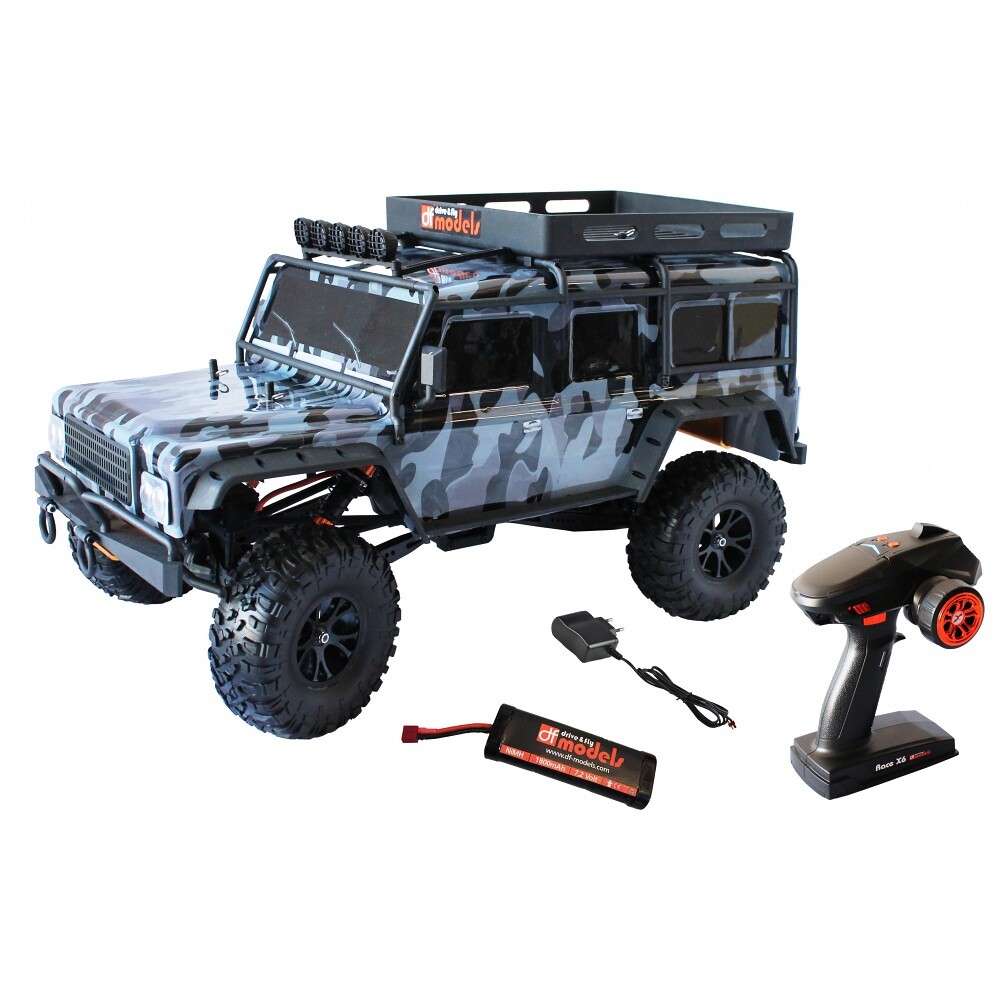 DF models RC auto DF-4J Crawler 2023 Edition 1:10 XXL Kamufláž - 3119 - expresní doprava