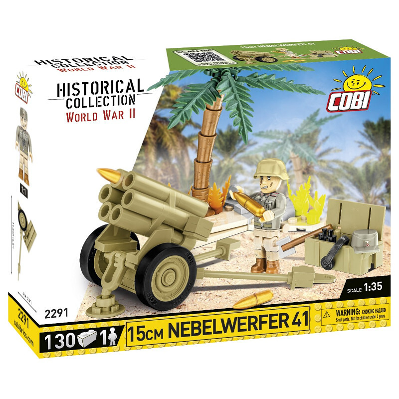 COBI II WW 15 cm Nebelwerfer 41, 1:35, 130 k, 1 f - COBI-2291 - expresní doprava