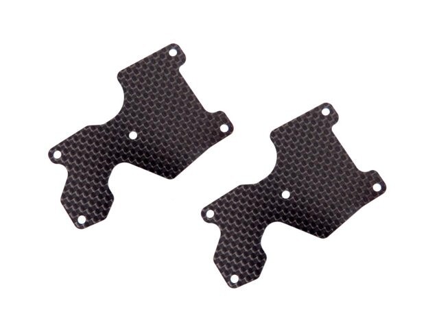 Mugen uhlíkové puzdrá do ramien zadné - REAR LOWER ARM PLATE 1mm (CFRP) E2180