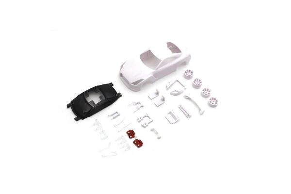 Bodyshell Nissan GT-R R35 Mini-Z + 2WD Rims (White Body) K.MZN210