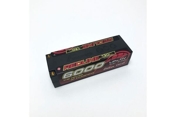 Gensácia Redline LiPo 4S HV 15.2V-130C-6000 (5mm) 139x47x37mm 450g GE4RL-6000H-4LCG