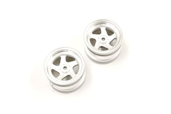 Wheel 5 Spokes 1.7 palca Satin Chromed (2) Kyosho Optima K.OTH244SCB