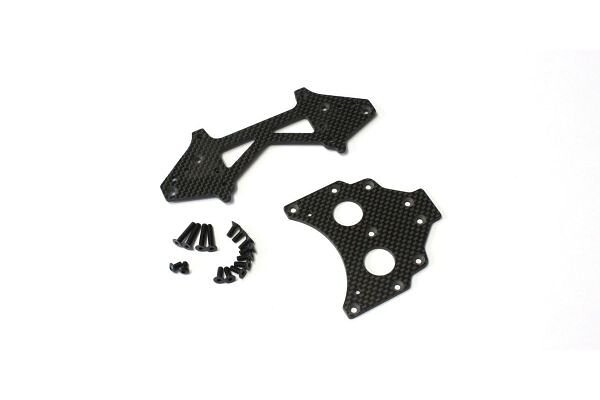 Long WB Rear Plate Set Kyosho Scorpion 2014 (273mm-Carbon) - K.SCW022B - expresní doprava