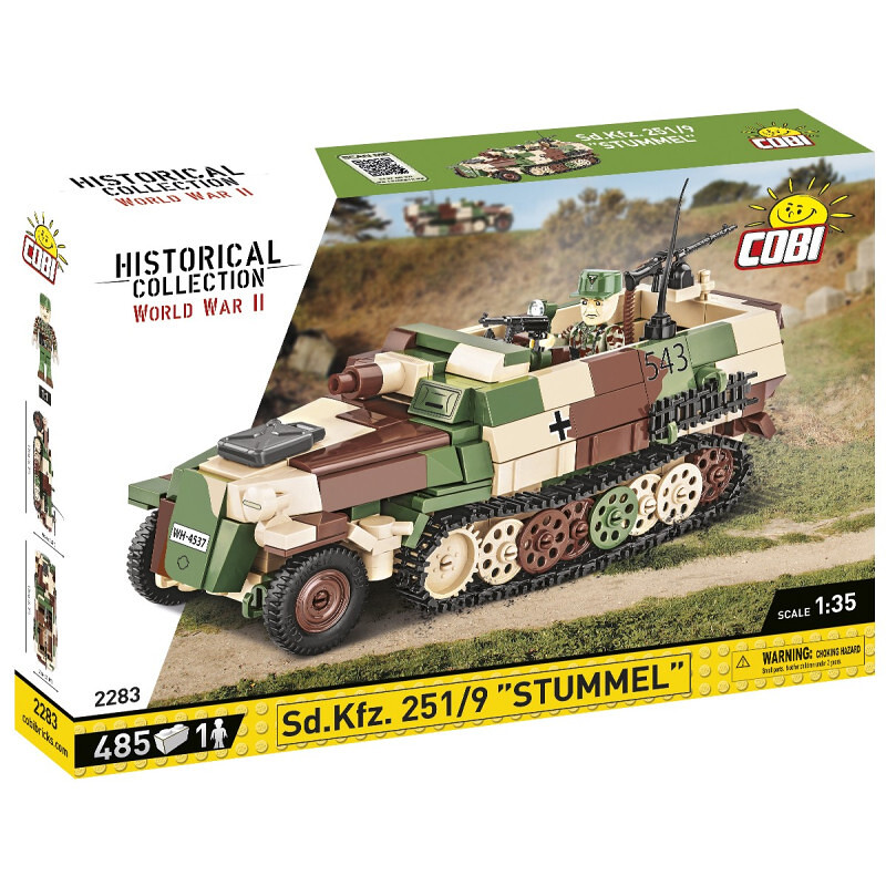 COBI II WW Sd. Kfz. 251/9 STUMMEL, 1:35, 485 k, 1 f - COBI-2283 - expresní doprava