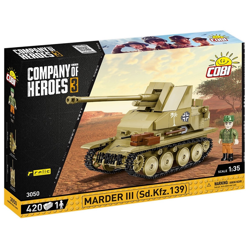 COBI COH Marder III Sd. Kfz. 139, 1:35, 420 k, 1 f - COBI-3050 - expresní doprava