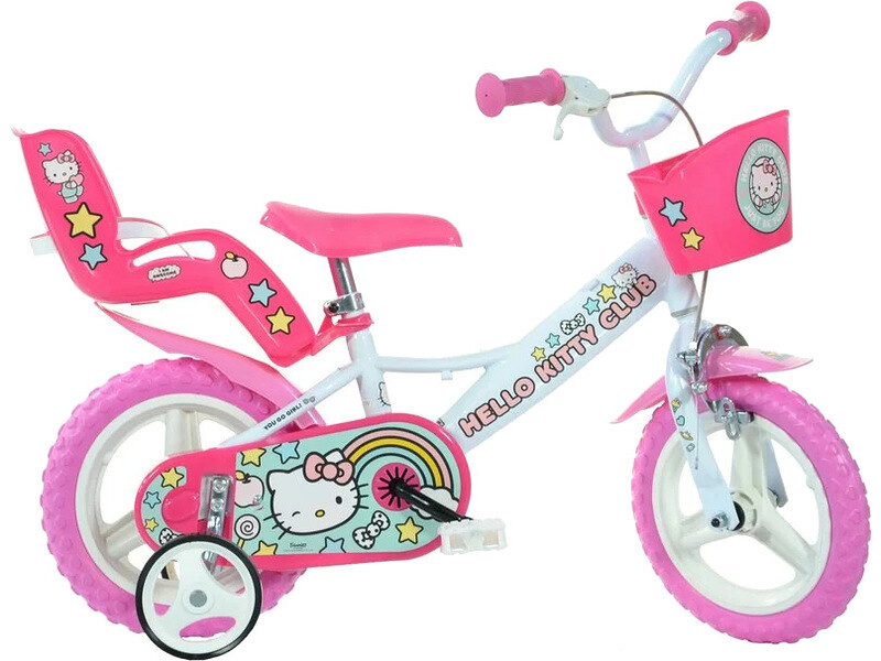 Dino-Bikes DINO Bikes - Dětské kolo 12" Hello Kitty 2 - DB-124RL-HK2 - expresní doprava