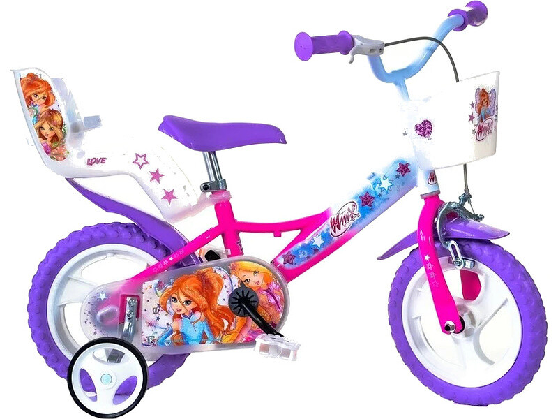 Dino-Bikes DINO Bikes - Dětské kolo 12" Winx - DB-124RL-WX7 - expresní doprava