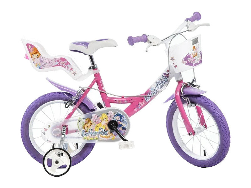 Dino-Bikes DINO Bikes - Dětské kolo 14" Winx - DB-144R-WX7 - expresní doprava