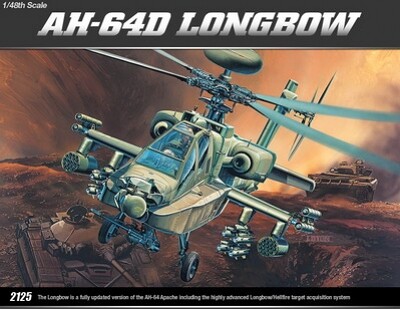 1:48 Academy 12268 AH-64D Longbow - 101/12268 - expresní doprava