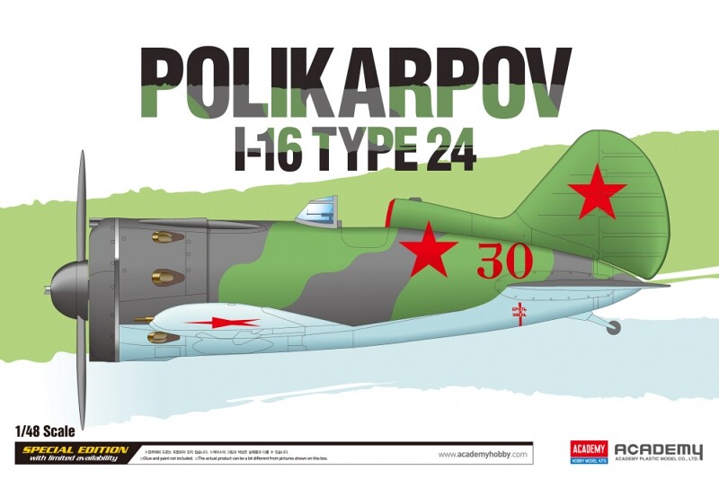 1:48 Academy 12314 I-16 Type 24 - 101/12314 - expresní doprava