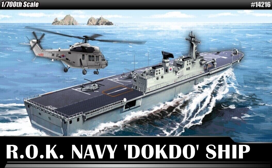 1:700 Academy 14216 ROK NAVY DOKDO (LPH 6111) 1/700 - 101/14216 - expresní doprava