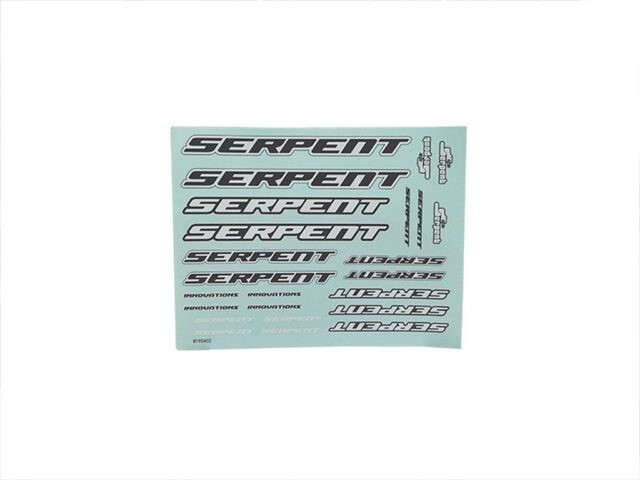 Serpent Decal sheet large black-white (2) SER190402 - 190402 - expresní doprava