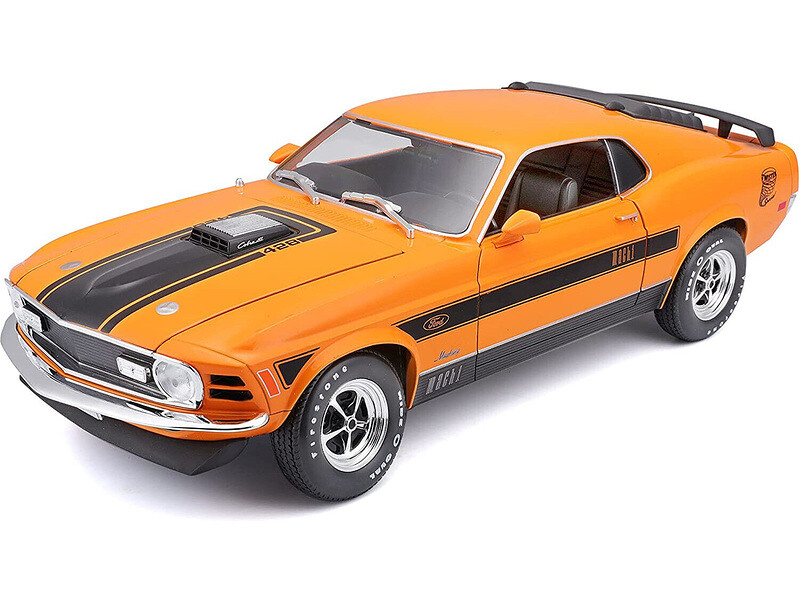 Maisto Ford Mustang Mach 1 1970 1:18 oranžová - MA-31453O - expresní doprava