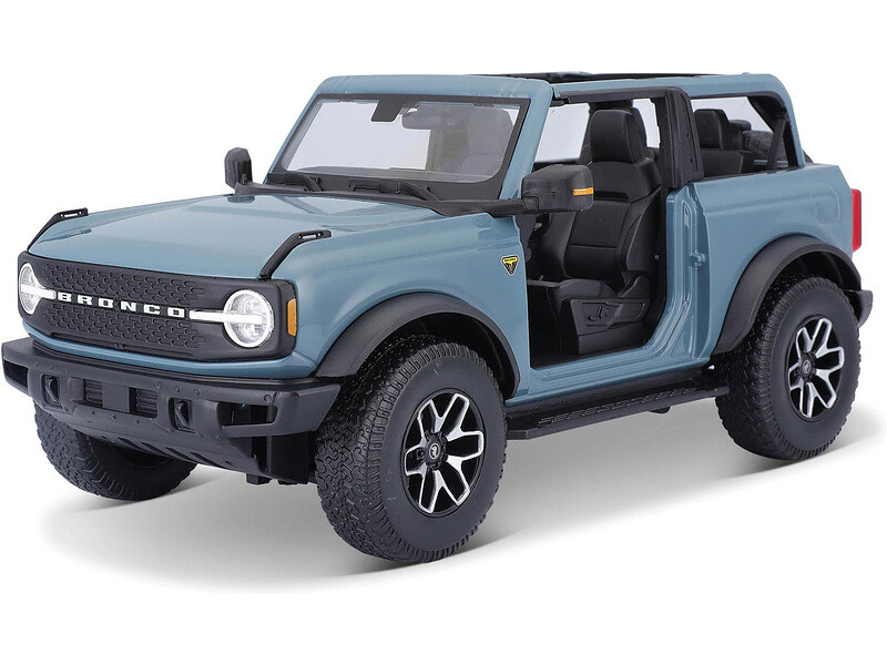 Maisto Ford Bronco Badlands 2021 1:18 kaktusově šedá - MA-31457G - expresní doprava